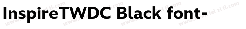 InspireTWDC Black font字体转换